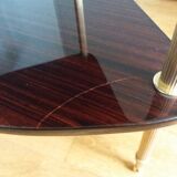 Formica corner shelf neck and gilded metal