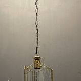 Italian glass brass pendant ceiling lamp