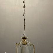 Italian glass brass pendant ceiling lamp