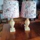 2 lampes de chevet