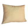 Coussin écru Monogrammes blancs R S Création