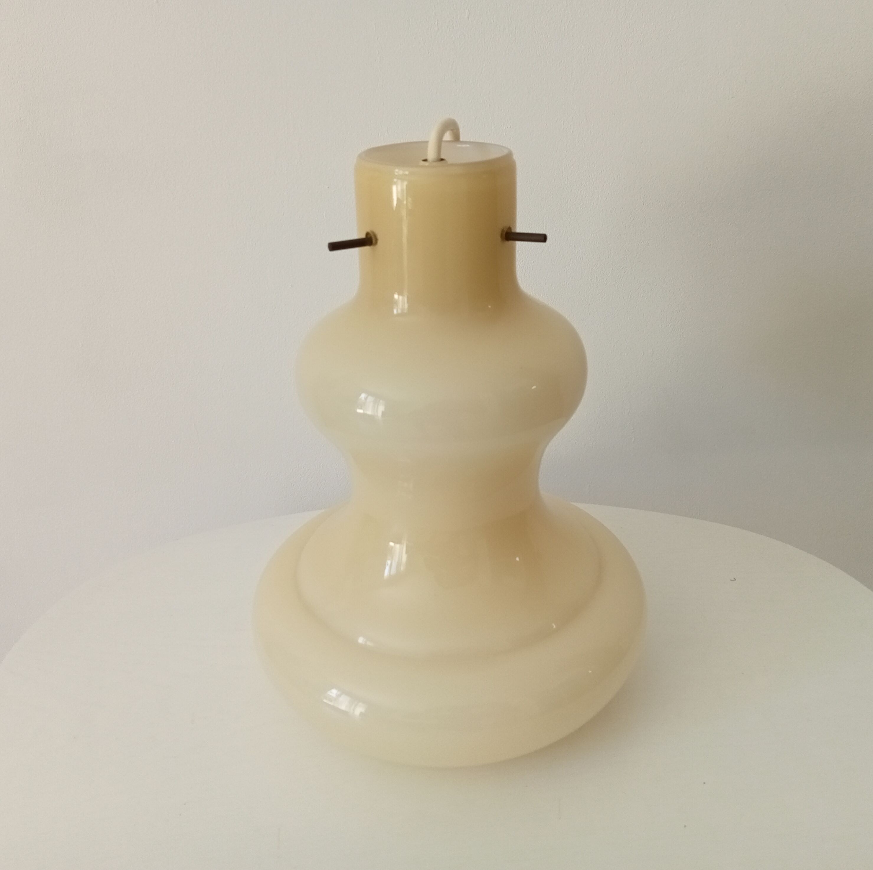 Vintage opaline pendant lamp 60/70s