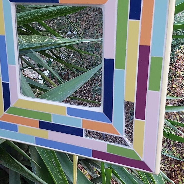 Mirror tiled - 32x33cm