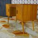Bureau design vintage en hêtre année 1960.