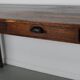 Vintage French Rustic Farmhouse Pine Side Table or Desk, 1950s