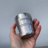 Art Deco silver-plated glass cup