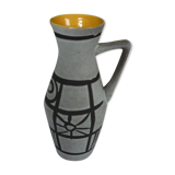 Pitcher in ceramic west germany decor geometry