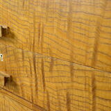 Vintage low furniture in blond wood 1940