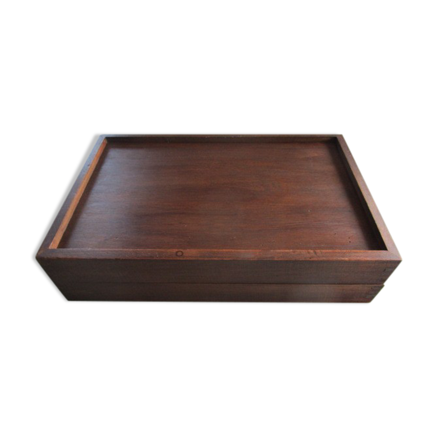Old wooden jacquet/backgammon game