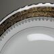 Set of 6 vintage flat plates ADP L Royal Limoges, gilded porcelain - 2