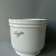Cache pot en porcelaine blanche