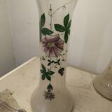 Vase verre émaillé