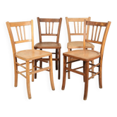 Ensemble de 4 chaises de bistrot luterma