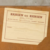 Hansen and Guldborg teak wall unit with a desk