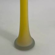 Vase années 70 en verre soufflé