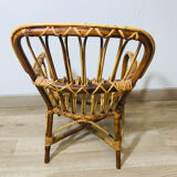 Rattan armchair for children