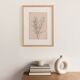 Painting on paper botanical herbarium series signed Eawy