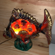 Vintage ceramic fish night light