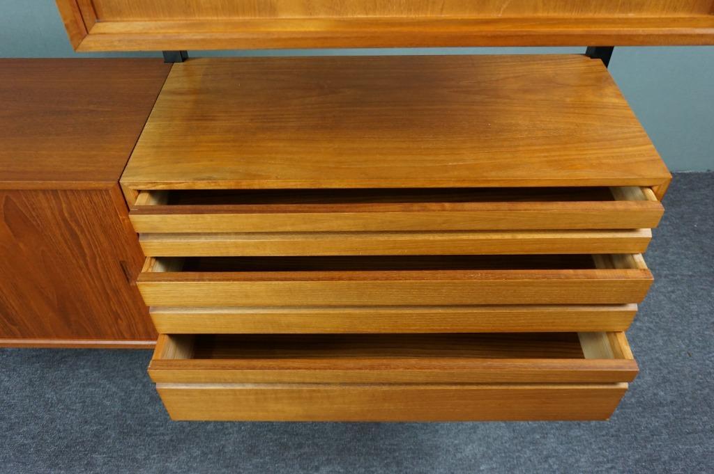 Royal System freestanding wall unit by Poul Cadovius