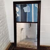 Trumeau mirror with abstract decoration
