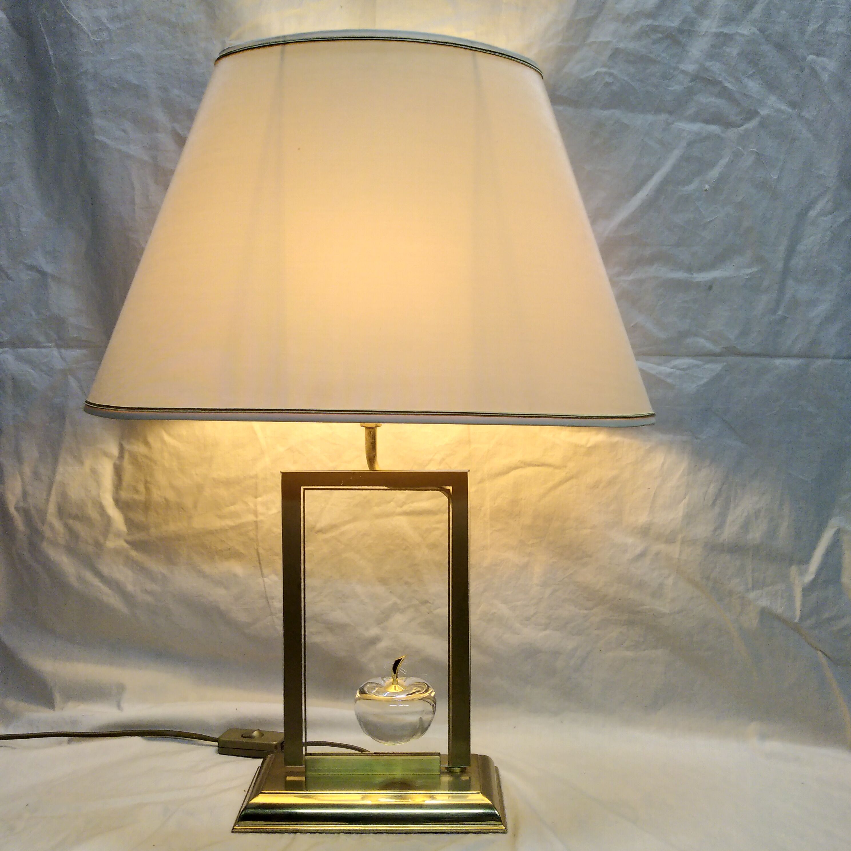 Homemade apple lamp the dolphin 1970