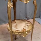 Selette metal and onyx