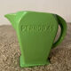 Carafe ceramic pitcher pernod green thread