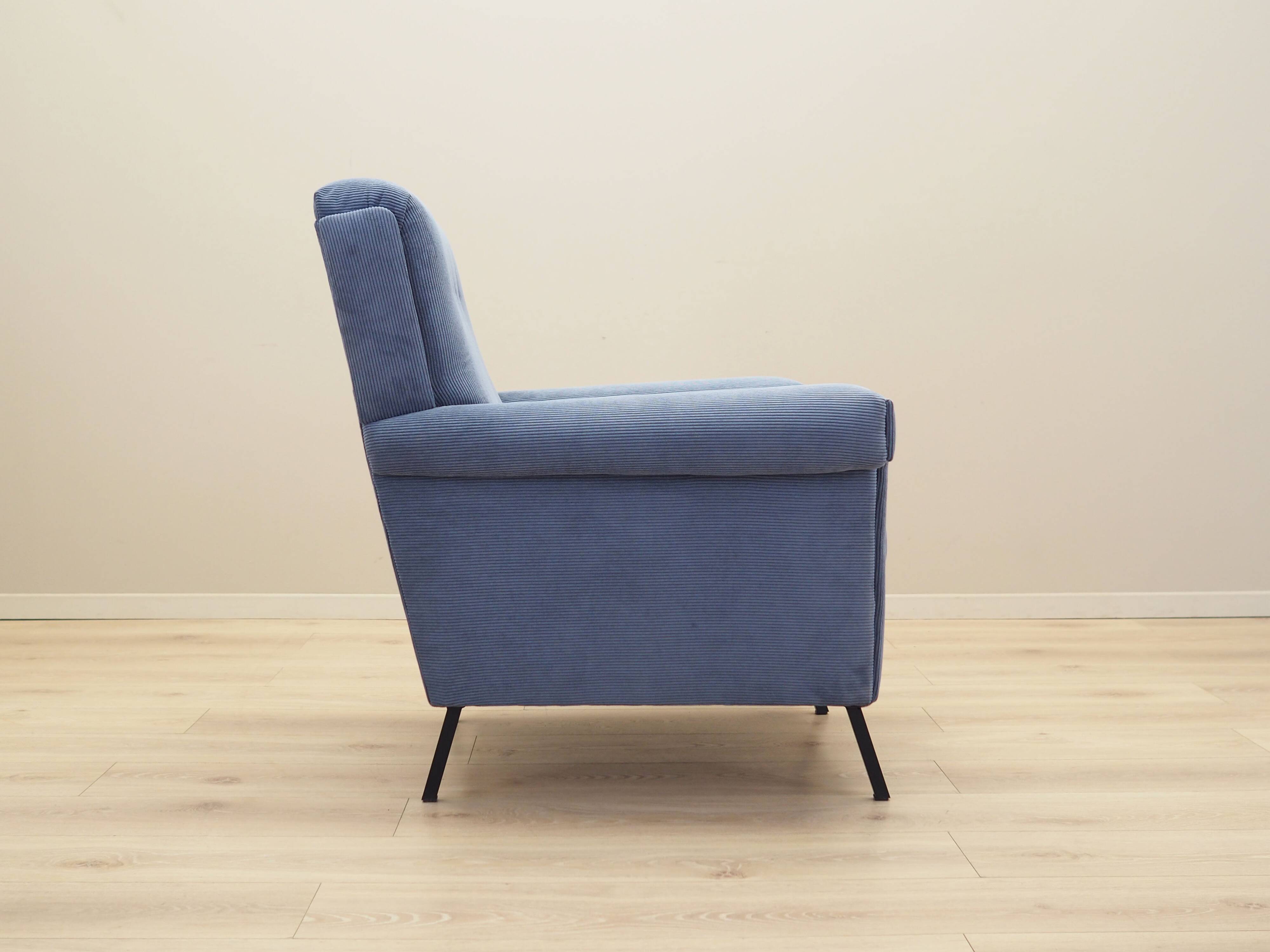 Lounge armchair, Italian design, 1970s, production: Italy