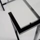 Artelano, glass and metal desk, France 1980