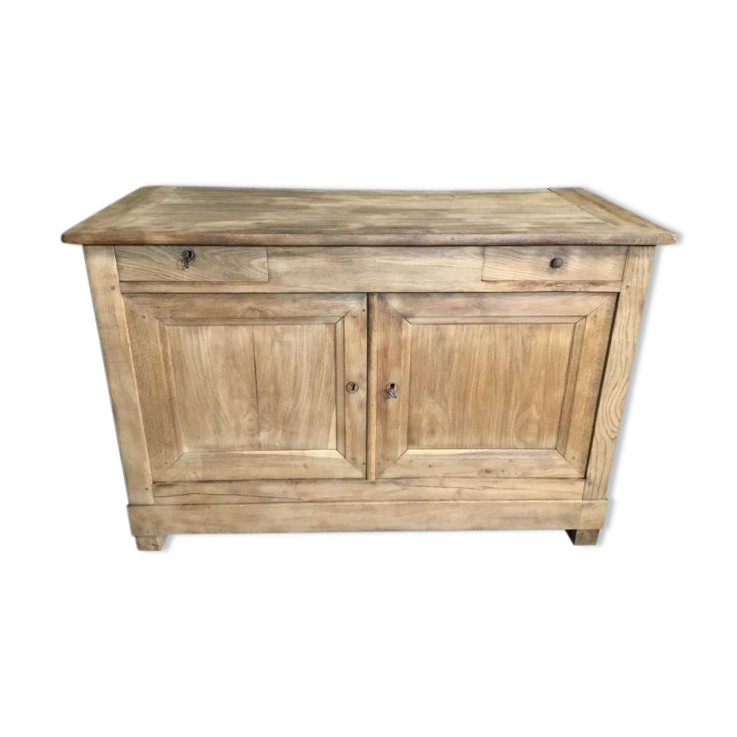 Raw wood sideboard