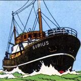 Tintin - Model of the Sirius Boat - The Treasure of Rackham the Red 60 cm wood