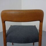 Model 75 Chair in Oak by Niels Otto Møller for J.L. Møllers, 1960s