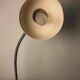 Vintage 1960s Desk Lamp White Metal | Flexible Articulated Swan Neck Light Industrial Mid-Century Design Living Room