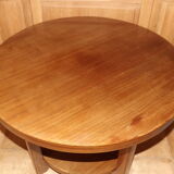 Mahogany coffee table Gaston Poisson art deco 1940