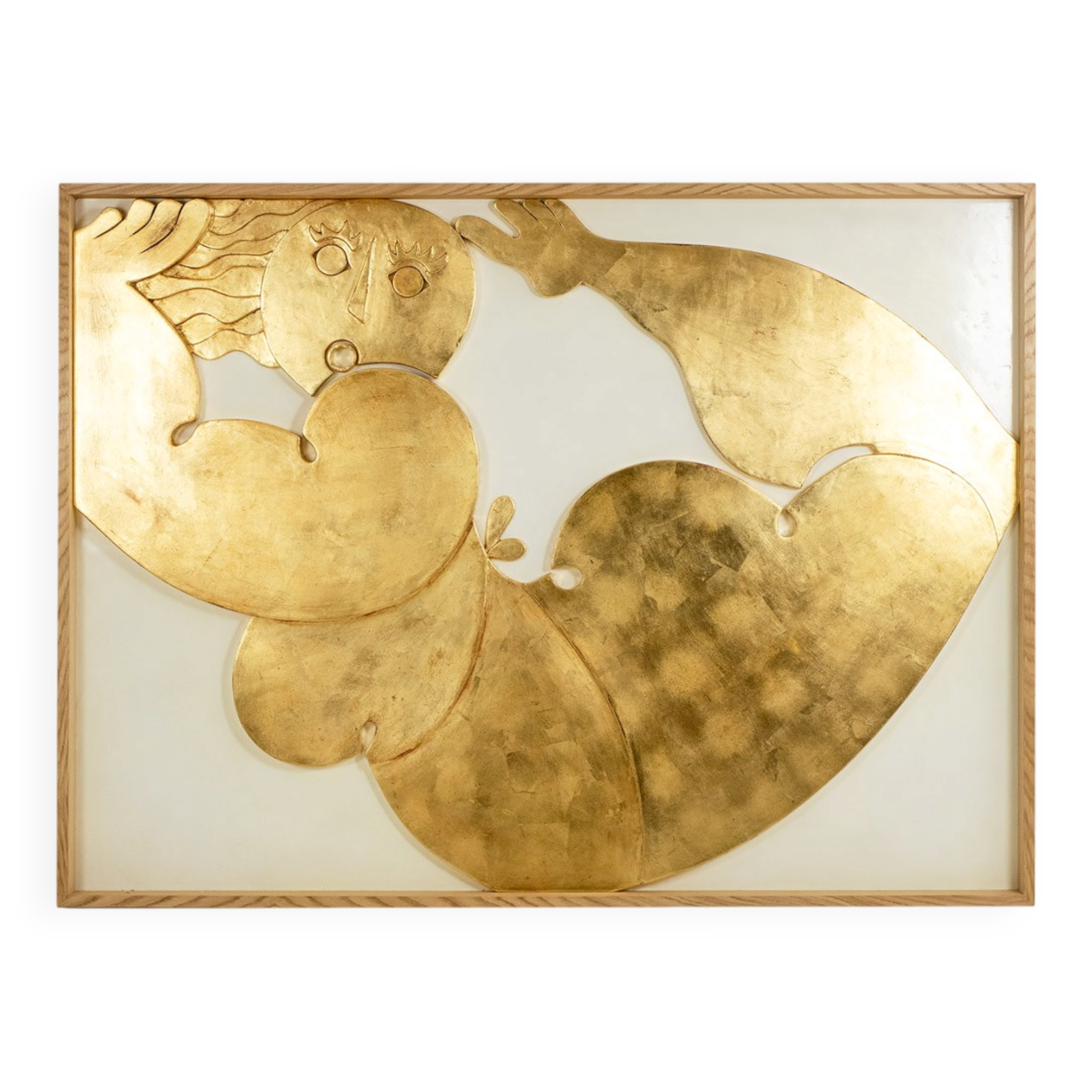 Relief panel "I swim in happiness". Contemporary.