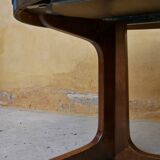 Oval dining table extendable by Baumann