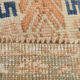 Handmade blue oushak rug 280x167cm
