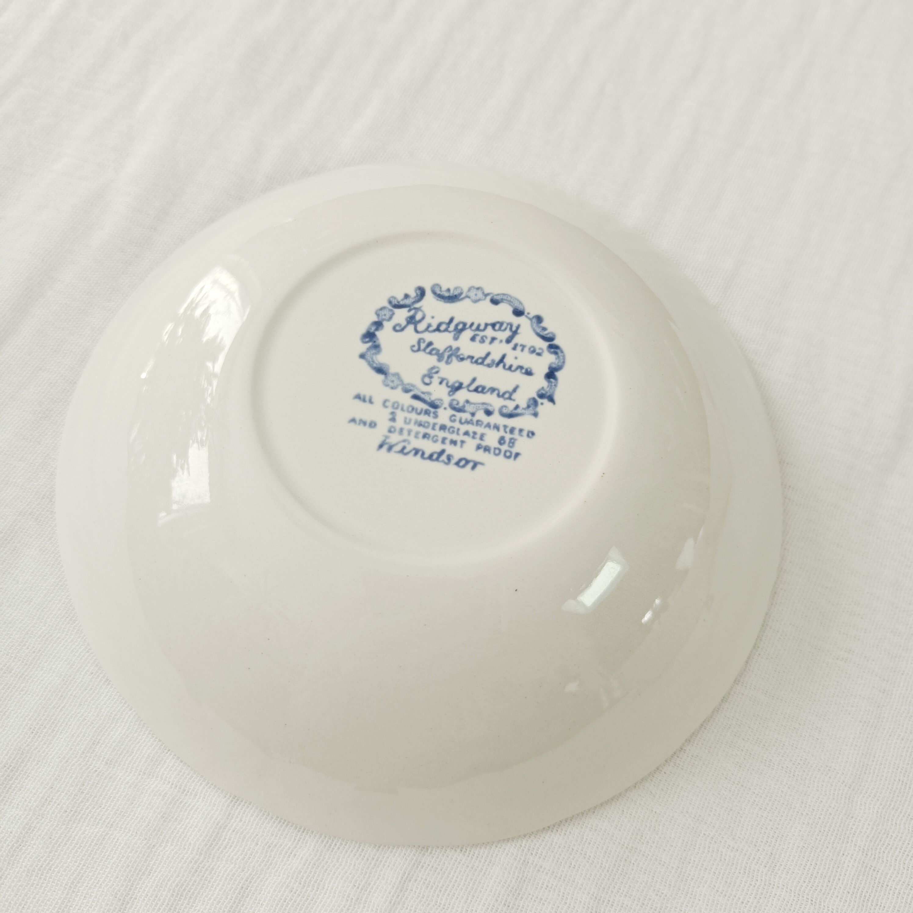 Set of 6 Ridgway Stafforshire cups, Windsor