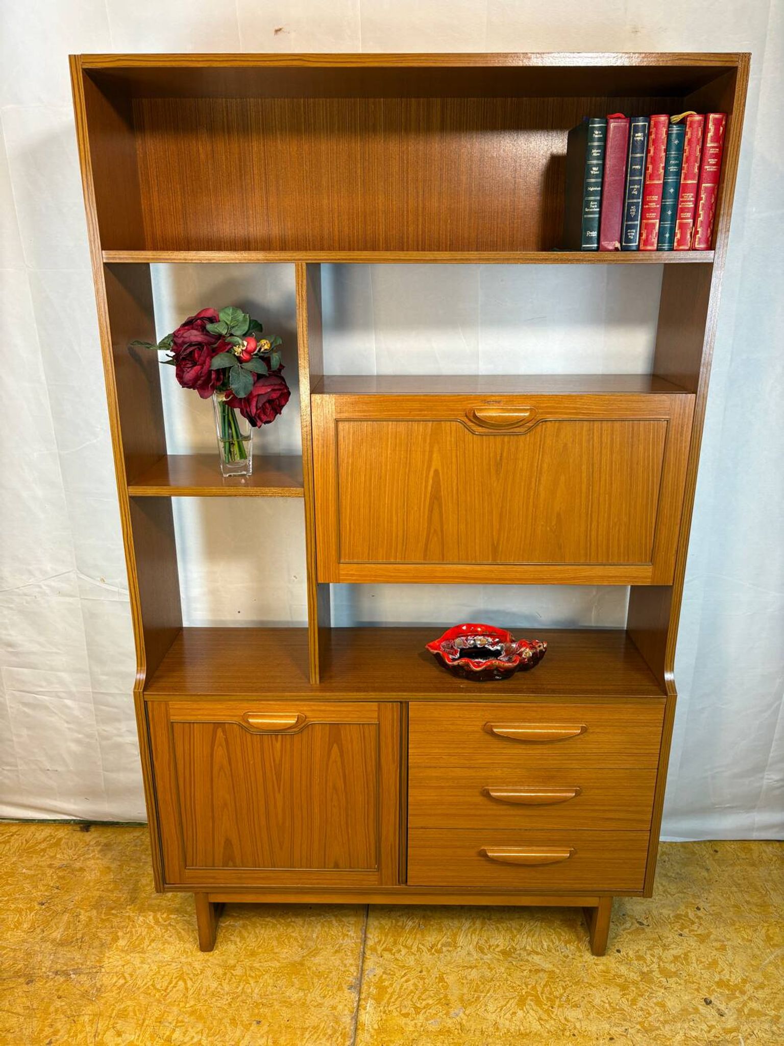 Mid-Century Retro Vintage Room Divider / Shelving Unit by Stonehill -