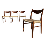 4 Danish chairs by Arne Wahl Iversen