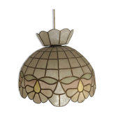 Mother-of-pearl and brass suspension