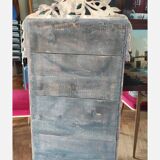 Old mirror wood decoration knot partition