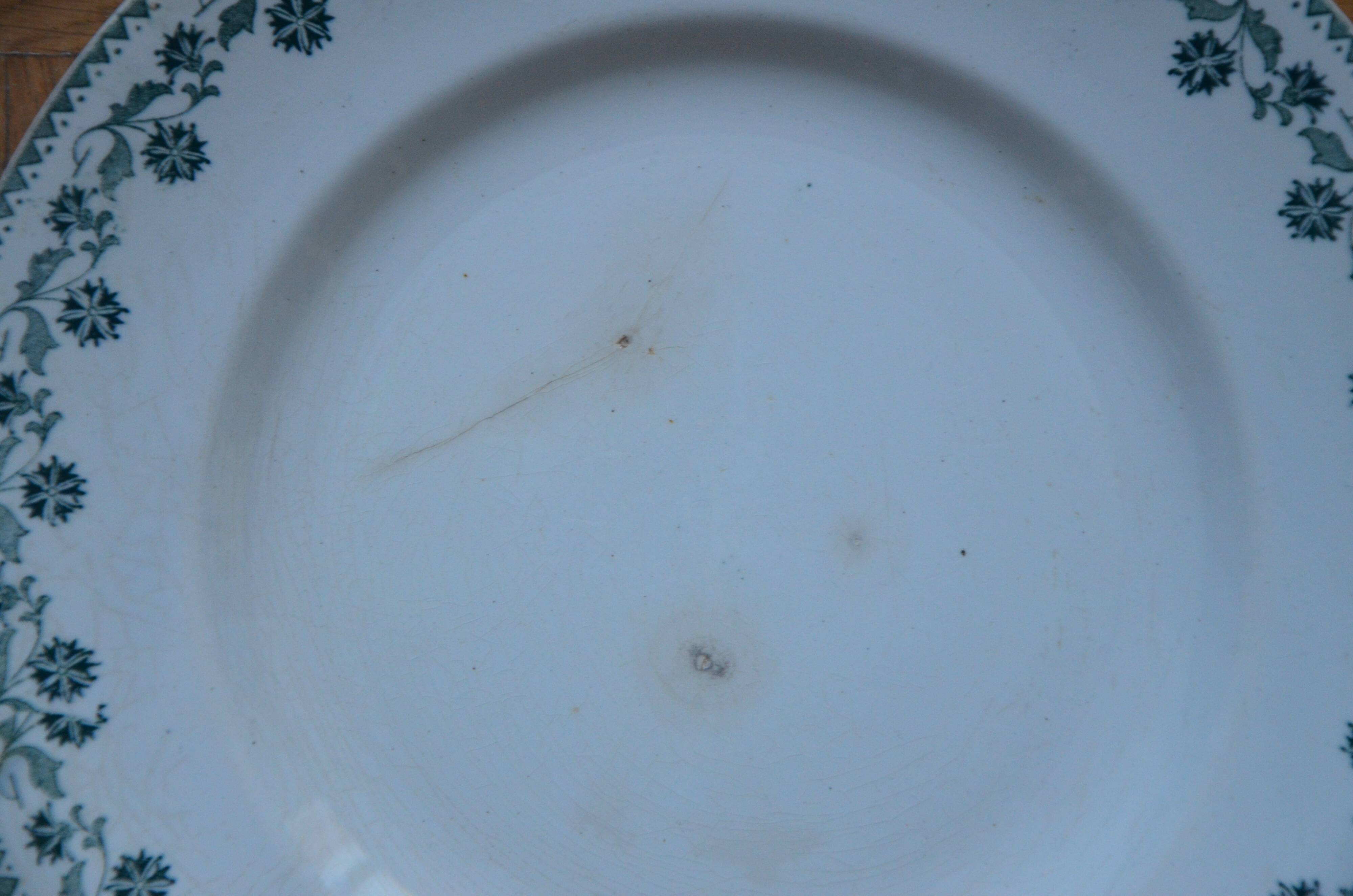 Lot of 3 mismatched old plates