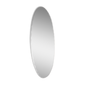 Miroir biseauté ovale 1950