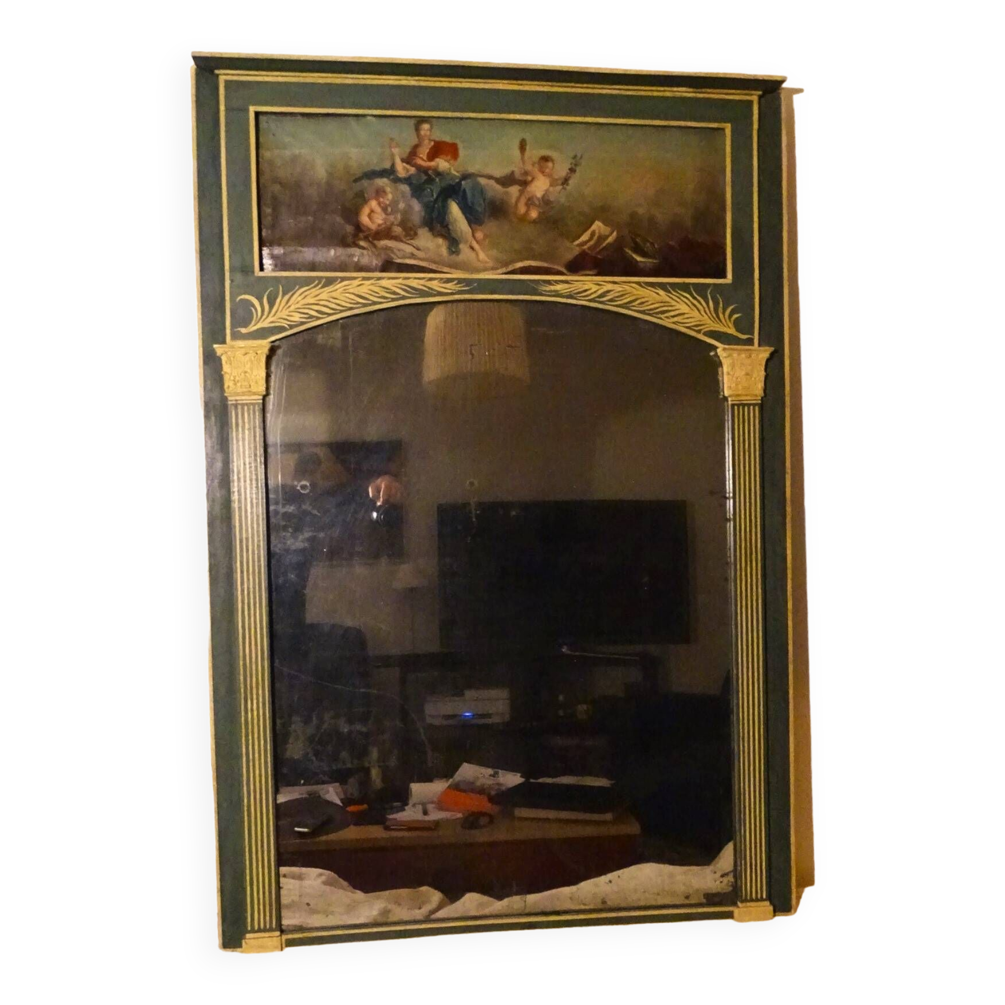 Trumeau Painted wood Early 19th century