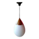 Suspension in opaline Limburg, model Drop 1970