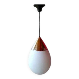 Suspension in opaline Limburg, model Drop 1970