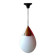 Suspension in opaline Limburg, model Drop 1970