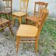 Série 6 chaises bistrot luterma