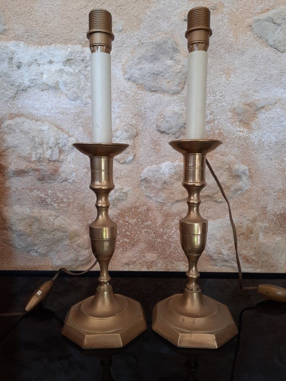 Brass lamps